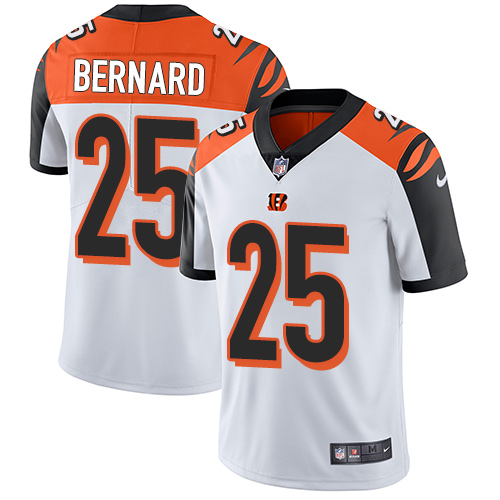 2019 men Cincinnati Bengals #25 Bernard white Nike Vapor Untouchable Limited NFL Jersey->cincinnati bengals->NFL Jersey